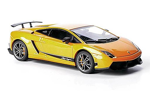 Lamborghini Gallardo LP570-4 1/43 Autoart Superleggera naranja 2010 coche miniatura