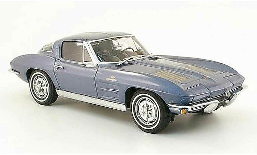 Chevrolet Corvette Coupe 1/18 Autoart C2 gris azul 1963 coche miniatura