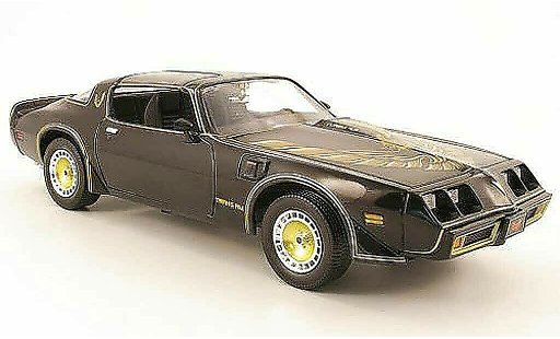 Pontiac Trans Am 1980 1/18 Greenlight noir/or smokey and the bandit ii coche miniatura