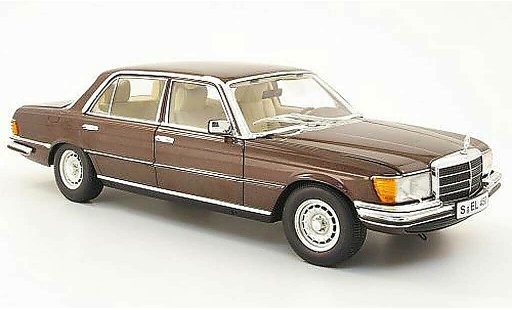 Mercedes 450 Base 1/18 Revell sel (w116) marron coche miniatura