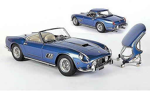 Ferrari 250 GT California 1/18 CMC SWB Spyder azul 1961 coche miniatura
