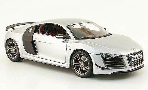 Audi R8 gt 1/18 Maisto gris/carbon coche miniatura