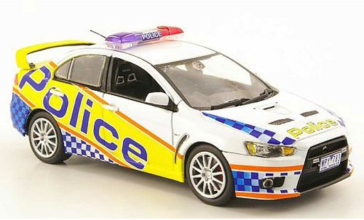 Mitsubishi Lancer Evolution X 1/43 Vitesse Australien Victoria Police 2009 coche miniatura