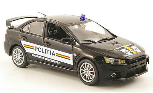 Mitsubishi Lancer Evolution X 1/43 Vitesse Rumanische Polic&iacute;a 2009 coche miniatura