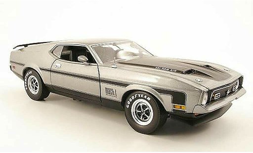 Ford Mustang Mach 1 1/18 Sun Star i gris coche miniatura