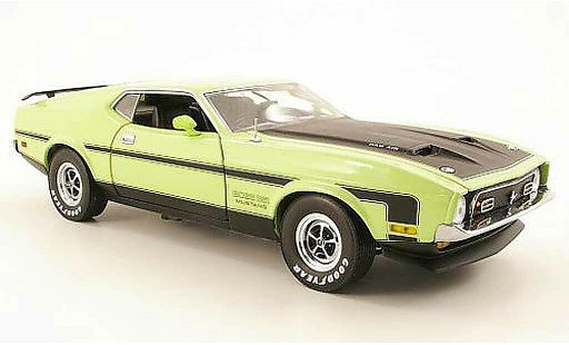 Ford Mustang Boss 351 1/18 Sun Star vert coche miniatura
