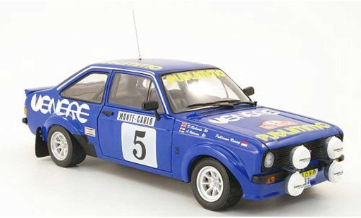 Ford Escort RS 1800 1/18 Sun Star no.5 publimmo rallye monte carlo 1980 a.vatanen / d.richards coche miniatura