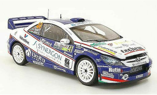 Peugeot 307 WRC 1/18 Sun Star no.41 synergon rallye bulgarien 2010 f.turan / g.zsiros coche miniatura