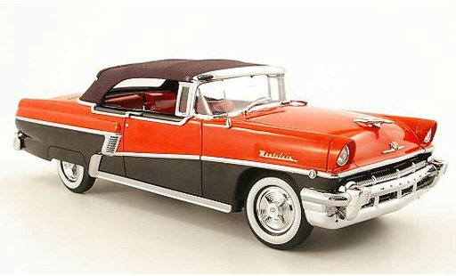 Mercury Montclair Convertible 1/18 Sun Star rojo/negro cerrado 1956 coche miniatura