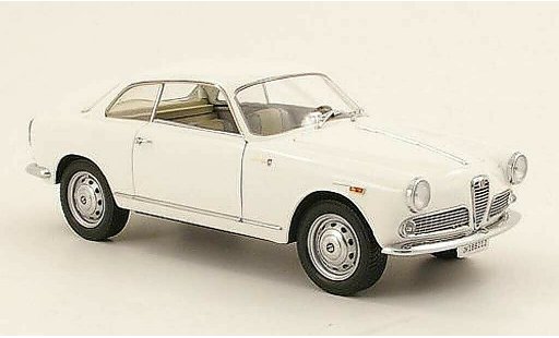 Alfa Romeo Giulietta sprint 1/18 Mini Miniera 1300 blanco 1965 coche miniatura