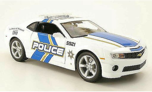 Chevrolet Camaro SS 1/18 Maisto amerikanische polic&Atilde;&shy;a 2010 coche miniatura