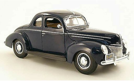 Ford Hot Rod 1939 1/18 Maisto Deluxe Coupe azul coche miniatura