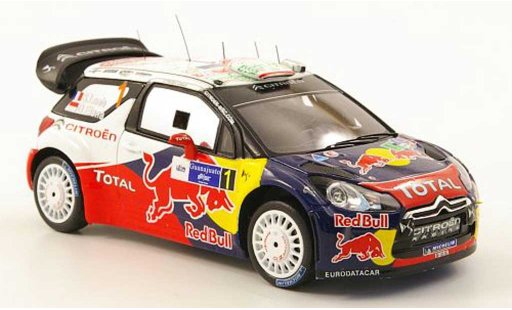 DS Automobiles DS3 WRC 2011 1/43 Spark No.1 Red Bull Rally Mexiko coche miniatura