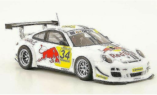 Porsche 911 GT3 1/43 Spark R 2010 No.34 Red Bull GT Open Barcelona coche miniatura
