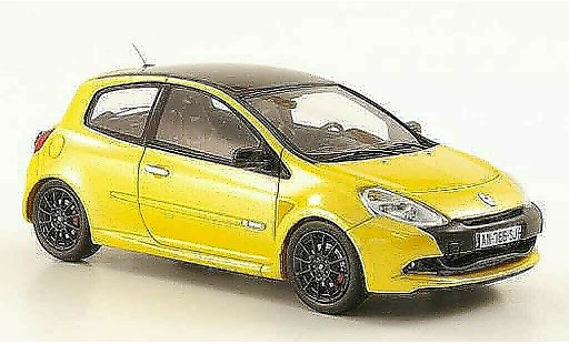 Renault Clio Cup 1/43 Spark R.S. amarillo/negro 2011 coche miniatura