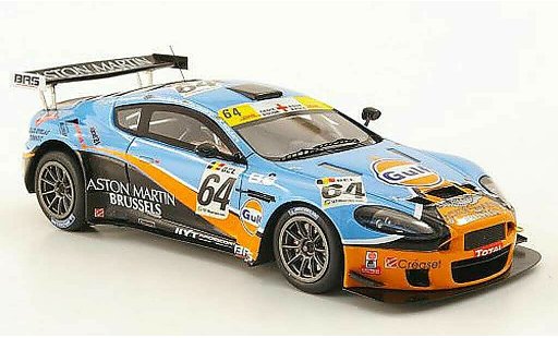 Aston Martin DBRS9 gt3 1/43 Spark No.64 Brussels Racing 24h Spa 2010 coche miniatura