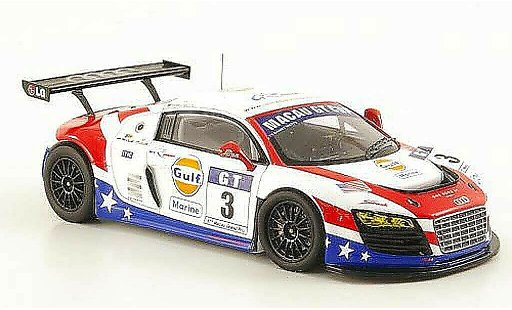 Audi R8 lms 1/43 Spark GT3 No.3 Gulf Marine Cup Macau 2010 coche miniatura