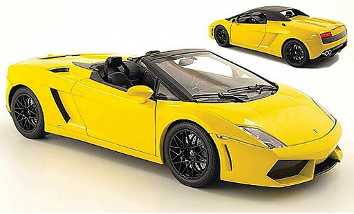 Lamborghini Gallardo LP560-4 LP560-4 1/18 Norev Spyder amarillo 2009 coche miniatura