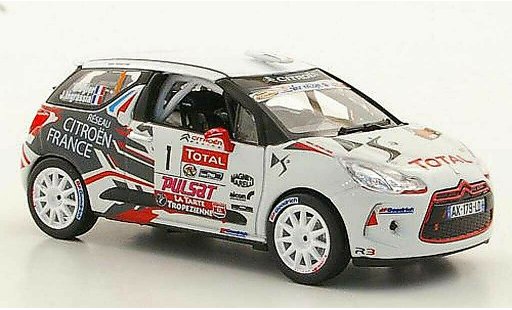 DS Automobiles DS3 R3 1/43 Norev No.1 S.Ogier / J.Ingrassia Rally du Var 2010 coche miniatura