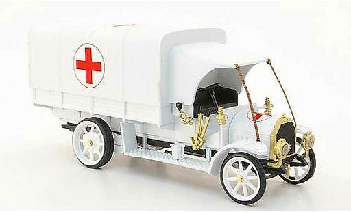 Fiat 18 Ambulanza 1/43 Rio BL rotes Kreuz Italien Rettungswagen 1915 coche miniatura
