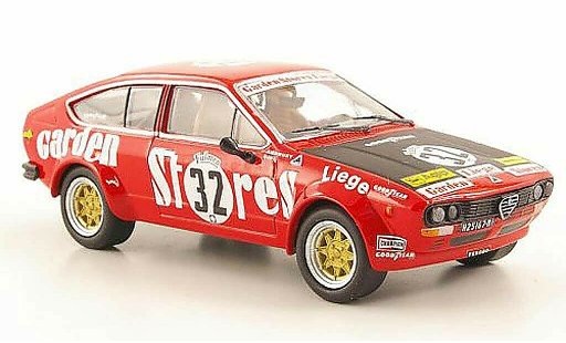 Alfa Romeo Alfetta gtv 2.0 1/43 M4 V No.32 Garden Stores Liege Spa 1976 coche miniatura
