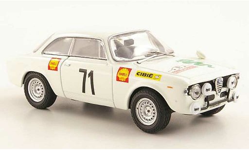 Alfa Romeo Giulia sprint gta 1/43 M4 1600 No.71 Tour de Corse 1969 coche miniatura
