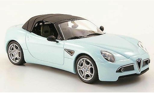 Alfa Romeo 8C spider 1/43 M4 azul 2010 coche miniatura