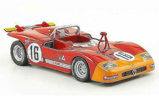 Alfa Romeo 33.3 prototipo 1/43 M4 1971 No.16 Monza coche miniatura