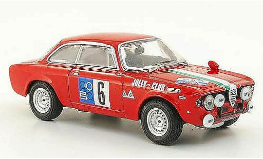 Alfa Romeo Giulia sprint gta 1/43 M4 1600 No.6 Pergusa 1965 coche miniatura