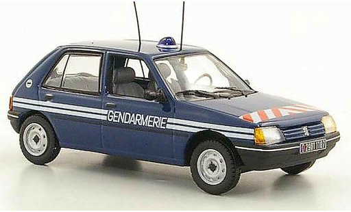 Peugeot 205 Base 1/43 Norev Gendarmerie 5-portes 1988 coche miniatura
