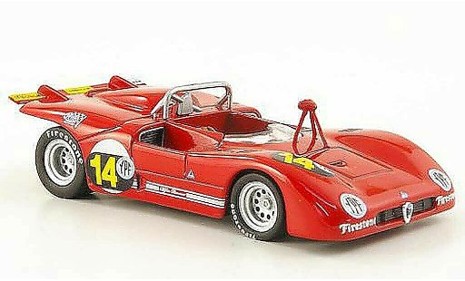 Alfa Romeo 33.3 prototipo 1/43 M4 1971 No.14 Galli/Stommelen Buenos Aires coche miniatura