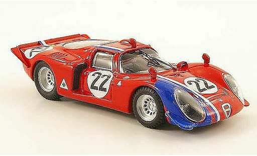 Alfa Romeo 33.2 prototipo 1/43 Best 1968 No.22 Paris coche miniatura