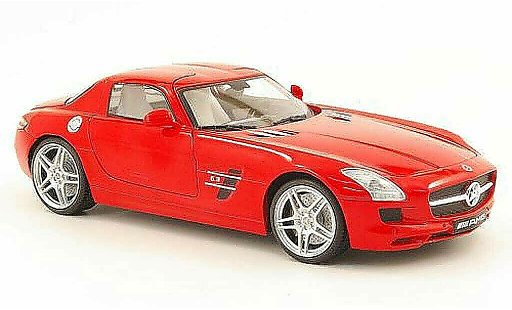 Mercedes SLS Coupe 1/18 Mondo Motors coupe amg rojo coche miniatura
