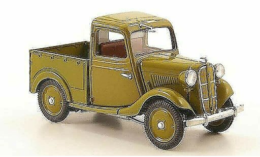 Datsun 17 pickup 1/43 Ebbro Truck olivverde 1937 coche miniatura