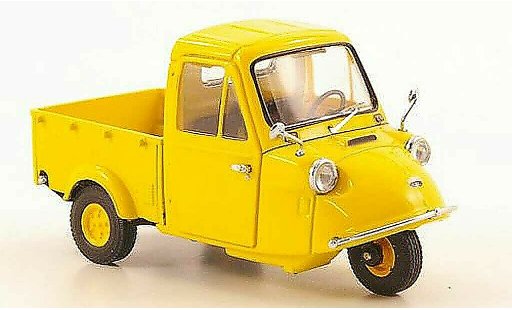 Daihatsu Tri-Mobile Fourgonnette 1/43 Ebbro amarillo 1959 coche miniatura