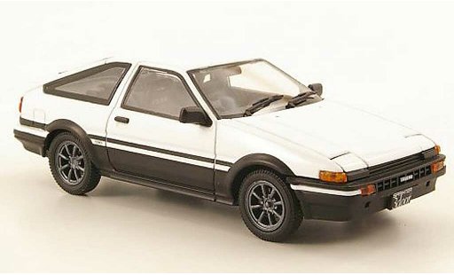 Toyota Trueno AE86 1/43 Ebbro Sprinter blanco/negro coche miniatura