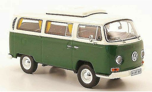 Volkswagen T2 A 1/43 Premium ClassiXXs Campingwagen verde/blanco 1967 coche miniatura