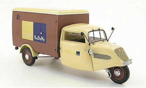 Tempo Hanseat Kasten 1/18 Minichamps furgoneta 100 ans kadewe 1952 coche miniatura
