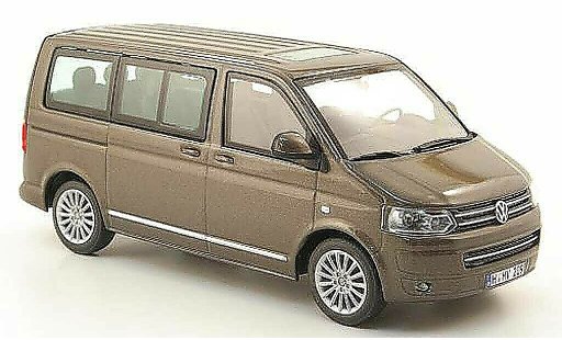Volkswagen T5 T5 GP 1/43 Minichamps Multivan marron 2009 coche miniatura