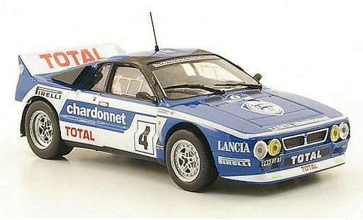 Lancia 037 Rally 1/43 Hachette No.4 Total du Var 1984 coche miniatura