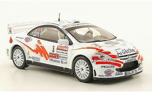 Peugeot 307 WRC 1/43 Hachette No.3 Ardeche Rally du Var 2007 coche miniatura