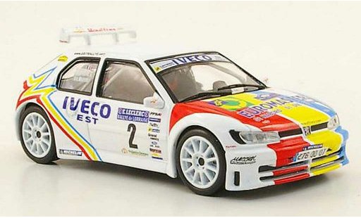 Peugeot 306 Maxi 1/43 Hachette No.2 Iveco Rally de Lorraine 2007 coche miniatura