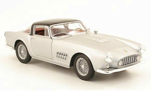Ferrari 410 Coupe 1/18 Hot Wheels superamerica gris metallisee/negro coche miniatura