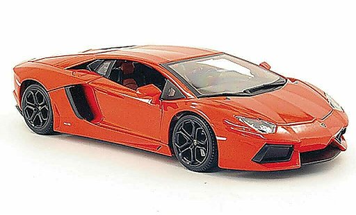 Lamborghini Aventador LP700-4 1/18 Burago naranja 2011 coche miniatura