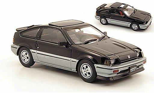 Honda CR-X Ballade 1/43 Ebbro Sports Si negro/gris 1984 coche miniatura