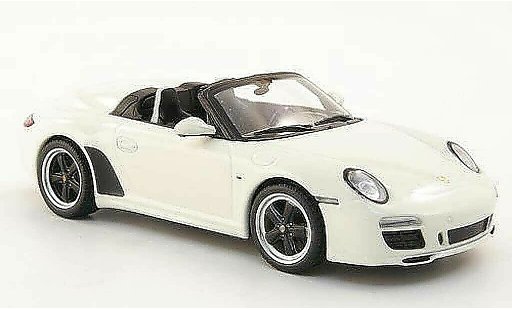 Porsche 911 S 1/43 Minichamps Speedster blanco 2011 coche miniatura