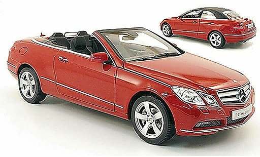 Mercedes Classe E Cabriolet 1/18 Norev (a207) rojo 2010 coche miniatura