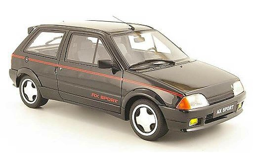 Citroen AX sport 1/18 Ottomobile negro coche miniatura