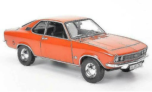 Opel Manta A 1/18 Norev rojo naranja 1971 coche miniatura