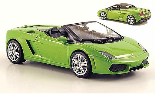 Lamborghini Gallardo LP560-4 LP560-4 1/43 Norev Spyder verde 2009 coche miniatura